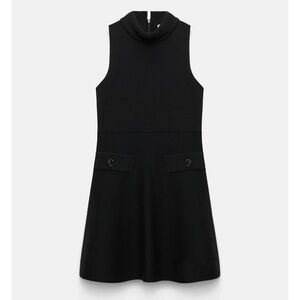 NWT Dorothee Schumacher Sharp Ambition sleeveless turtleneck knit dress